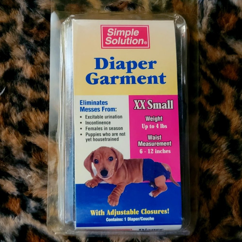 Pet Diaper Garment washable dog or cat xxsmall... new!